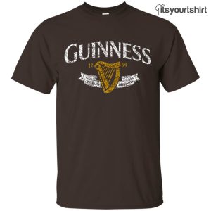 Guinness Beer Brand Label Tshirt
