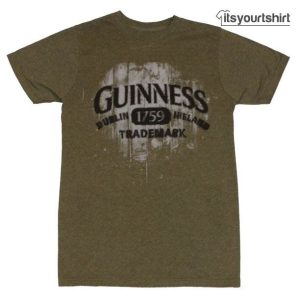 Guinness Distressed Trademark Custom T Shirts