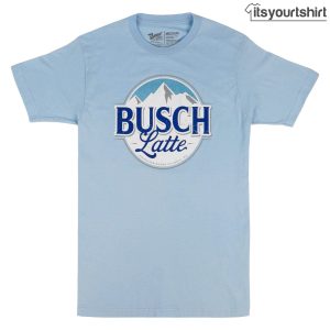 Light Blue Busch Latte Tshirts 1