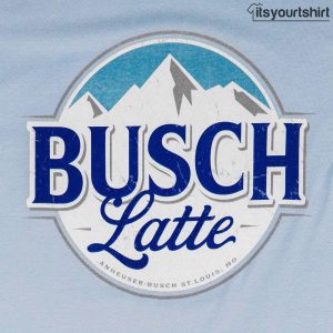 Light Blue Busch Latte Tshirts 3