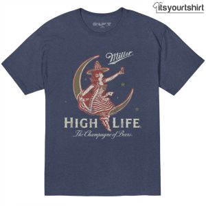 Miller High Life Classic Throwback Style Custom T Shirt
