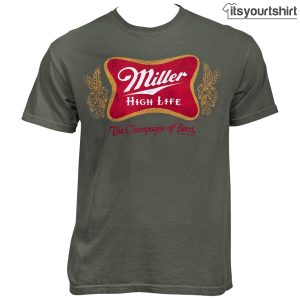 Miller High Life Vintage Garment Wash Custom T Shirt