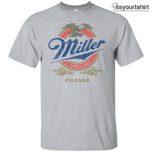 Miller Lite Beer Brand Label Custom T-Shirts