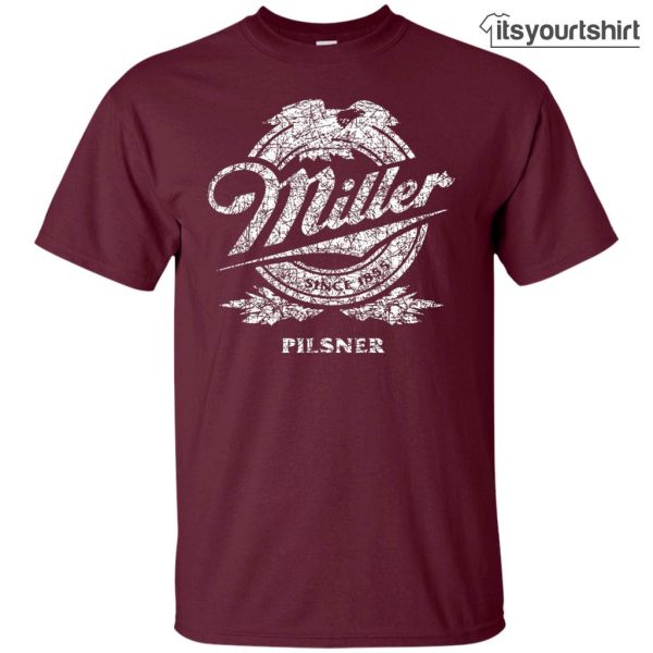 Miller Lite Beer Brand Label T-Shirt