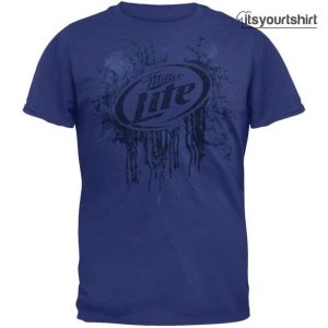 Miller Lite Drip Custom T Shirt