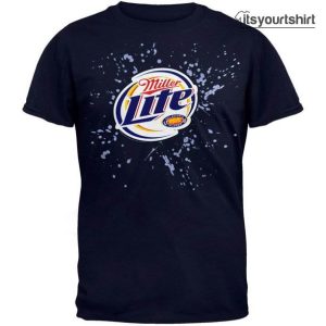 Miller Lite Splatter Custom T Shirt