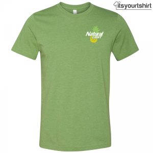 Natrual Light Naturdays Pineapple Green Colorway Tshirt 1