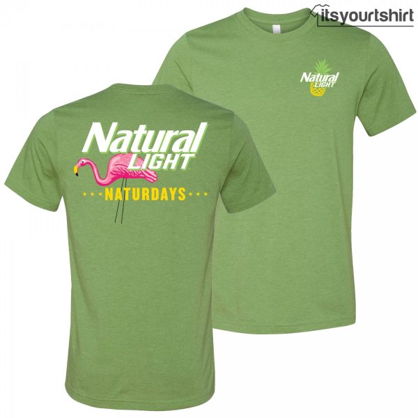 Natrual Light Naturdays Pineapple Green Colorway Tshirt