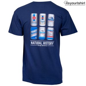 Natty Light Natural History Rowdy Gentleman T-Shirt