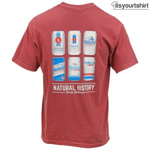 Natural Light Beer History Pocket Custom T Shirts 2