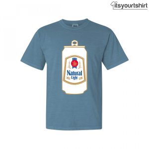 Natural Light Jumbo Vintage Can Blue Tshirts