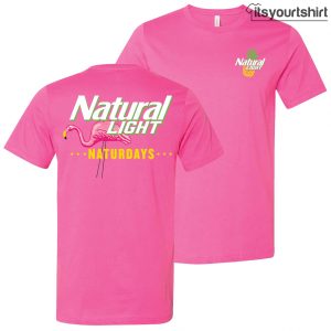 Natural Light Naturdays Pineapple Custom T Shirts 3