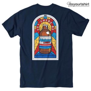 Natural Natty Light Stained Glass Rowdy Gentleman Graphic Tee 1