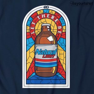 Natural Natty Light Stained Glass Rowdy Gentleman Graphic Tee 2