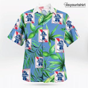 Pabst Blue Ribbon Beer Best Hawaiian Shirt