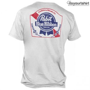 Pabst Blue Ribbon Beer Pocket T Shirts 2