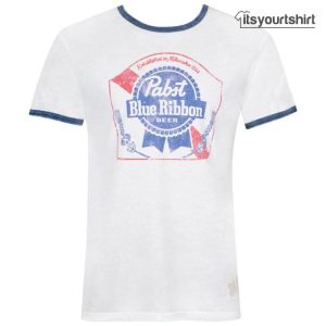 Pabst Blue Ribbon Custom T Shirt 1