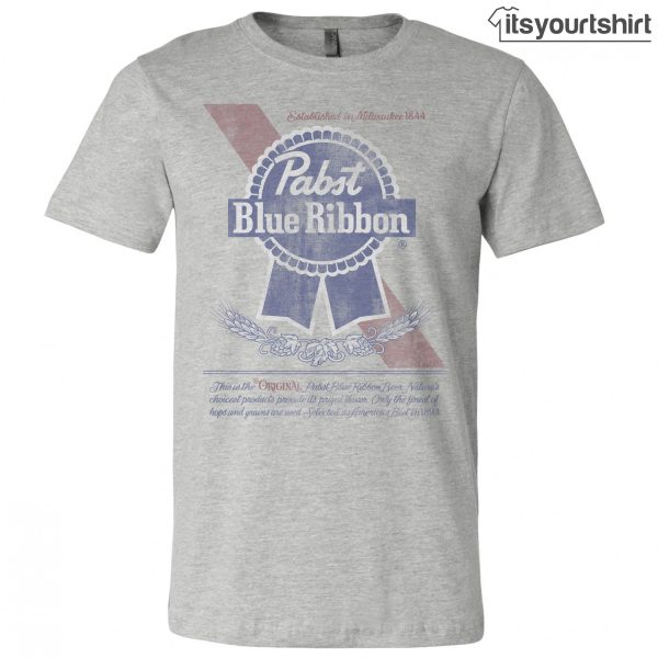 Pabst Blue Ribbon Distressed Tshirts