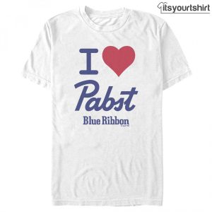 Pabst Blue Ribbon I He Custom T-Shirt