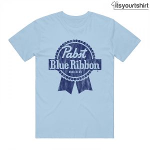 Pabst Blue Ribbon On Colorway Custom T-Shirt