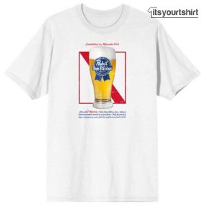 Pabst Blue Ribbon Placement T-shirts