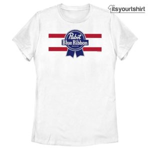 Pabst Red Stripe Blue Ribbon Graphic Tee