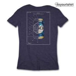 Thechive Busch Blueprint Beer Graphic T shirt