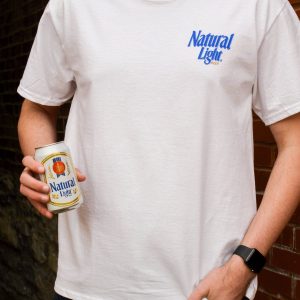 White Natural Light Act T Shirts 1