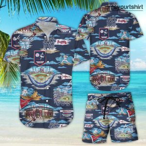 Atlanta Braves Scenic Hawaiian Shirt IYT
