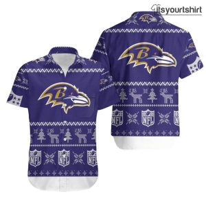 Baltimore Ravens Aloha Shirt IYT