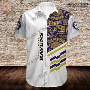 Baltimore Ravens Limited Edition Aloha Shirt IYT