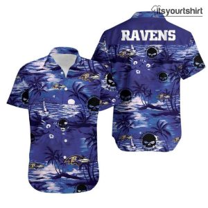 Baltimore Ravens Nfl Football Cool Hawaiian Shirts IYT