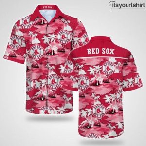 Boston Red Sox Button Up Best Hawaiian Shirts IYT