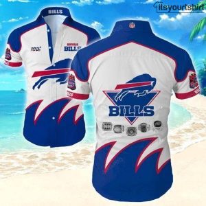 Buffalo Bills Button Up Cool Hawaiian Shirts IYT