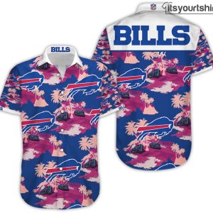 Buffalo Bills Button Up Hawaiian Shirt IYT