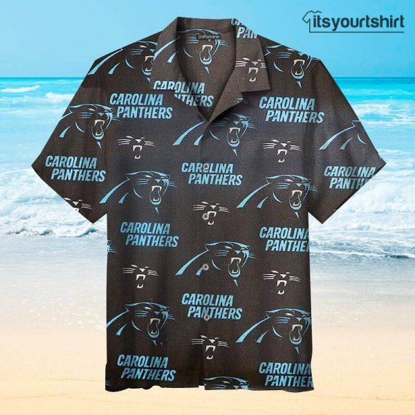 Carolina Panthers Black Nfl Hawaiian Shirt IYT