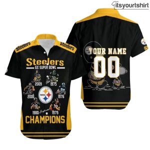 Champions Pittsburgh Steelers Custom Nfl Hawaiian Shirt IYT