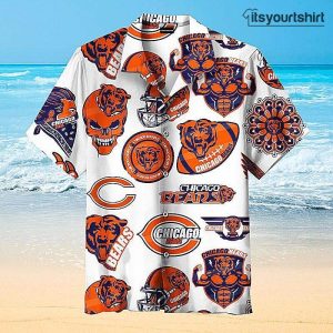 Chicago Bears Print Rugby Nfl Hawaiian Shirt IYT