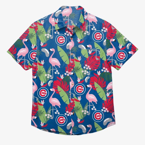 Chicago Cubs Flamingo Floral Best Hawaiian Shirts IYT