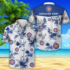 Chicago Cubs With Floral Summer Vacation Hawaiian Tropical Shirts IYT