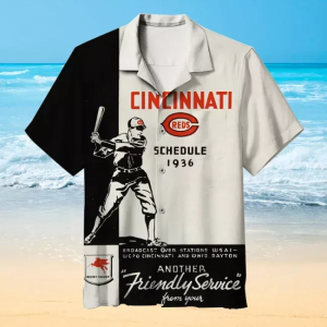 Cincinnati Reds Schedule 1936 MLB Hawaiian Shirt IYT