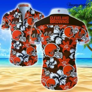 Cleveland Browns Floral Summer Hawaiian Shirt IYT