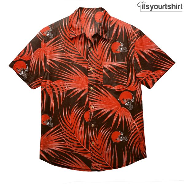 Cleveland Browns Nfl Button Up Best Hawaiian Shirts IYT