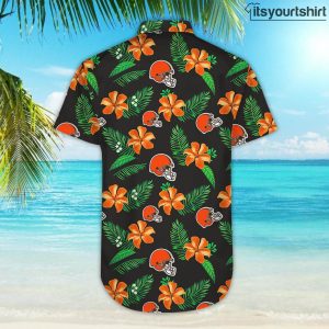 Cleveland Browns Tropical Flower Best Hawaiian Shirts IYT 2