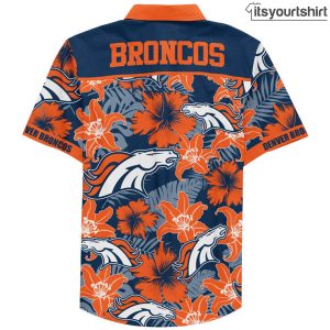 Custom Name Denver Broncos Football Teams Hawaiian Shirt IYT