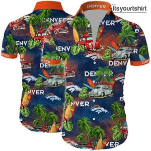 Denver Broncos Tropical Flower Best Hawaiian Shirts IYT