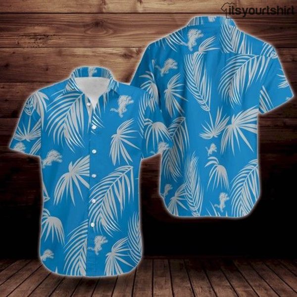 Detroit Lions Flower Aloha Shirt IYT