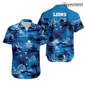 Detroit Lions Nfl Football Aloha Shirt IYT