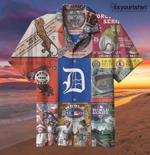 Detroit Tigers Team Cool Hawaiian Shirts IYT