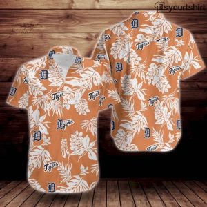 Detroit Tigers Tropical Flower Hawaiian Shirt IYT